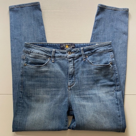 Lucky Brand Hayden High Rise Skinny Jeans Medium Wash Sz 12/31 - Picture 5 of 14